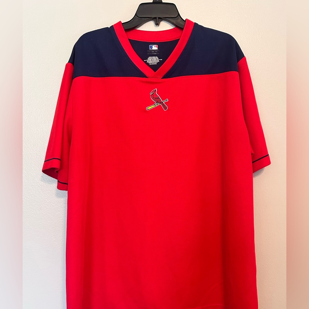 St Louis Cardinals 2 XL embroidered shirt.